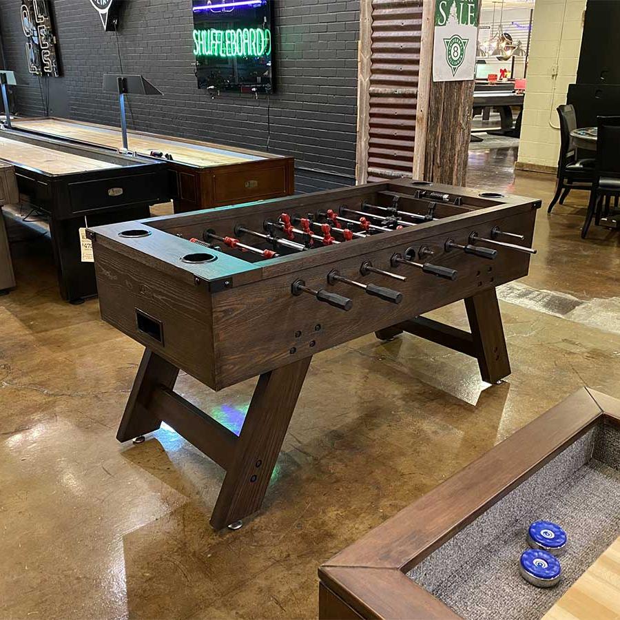 Universal Billiards | Barren | Football Table | Gun Shot | Smoke | Whiskey Barrel