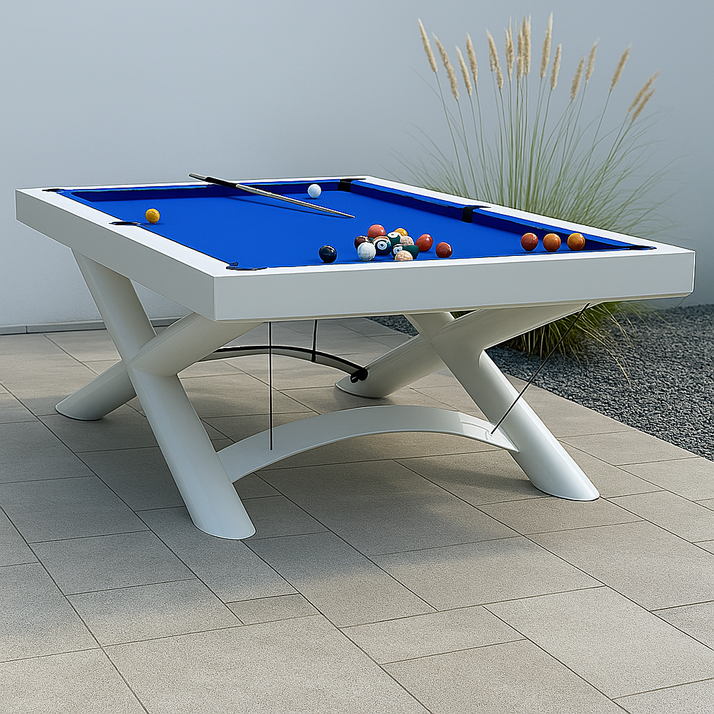 MCM | Beijing | Slate Bed Pool Table | Steel | 6ft & 7ft