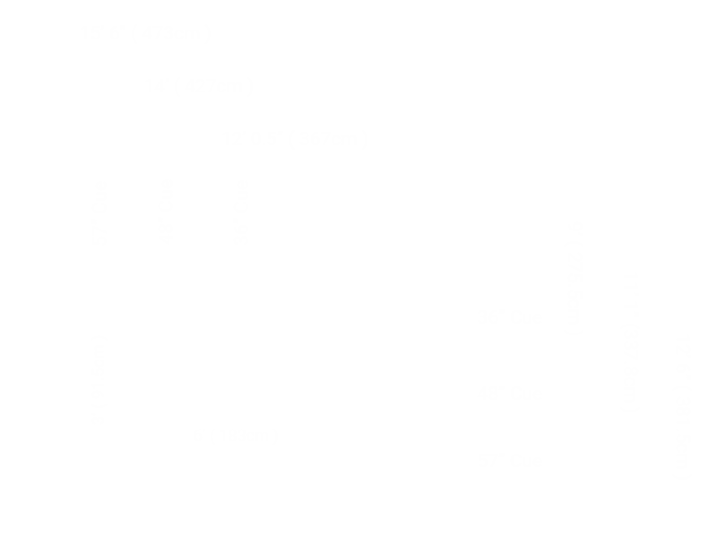 7FT British Pool Table Room Size Dimensions