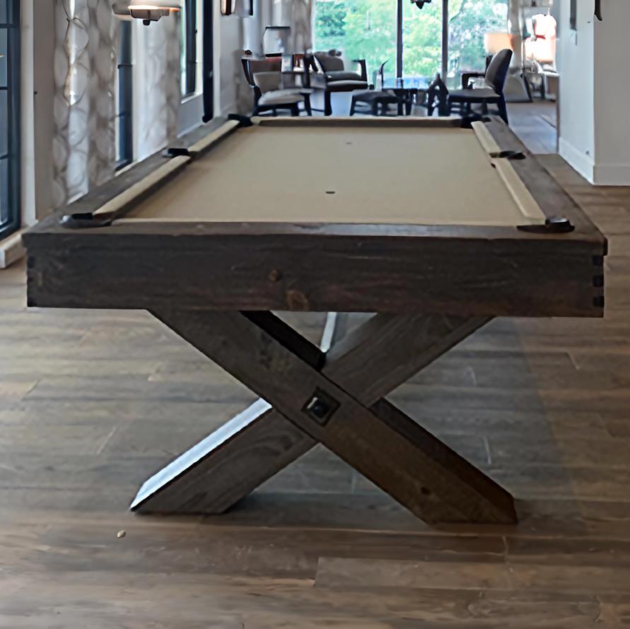 MCM | Vienna | Slate Bed Pool Table | Ebony | 8ft &amp; 9ft