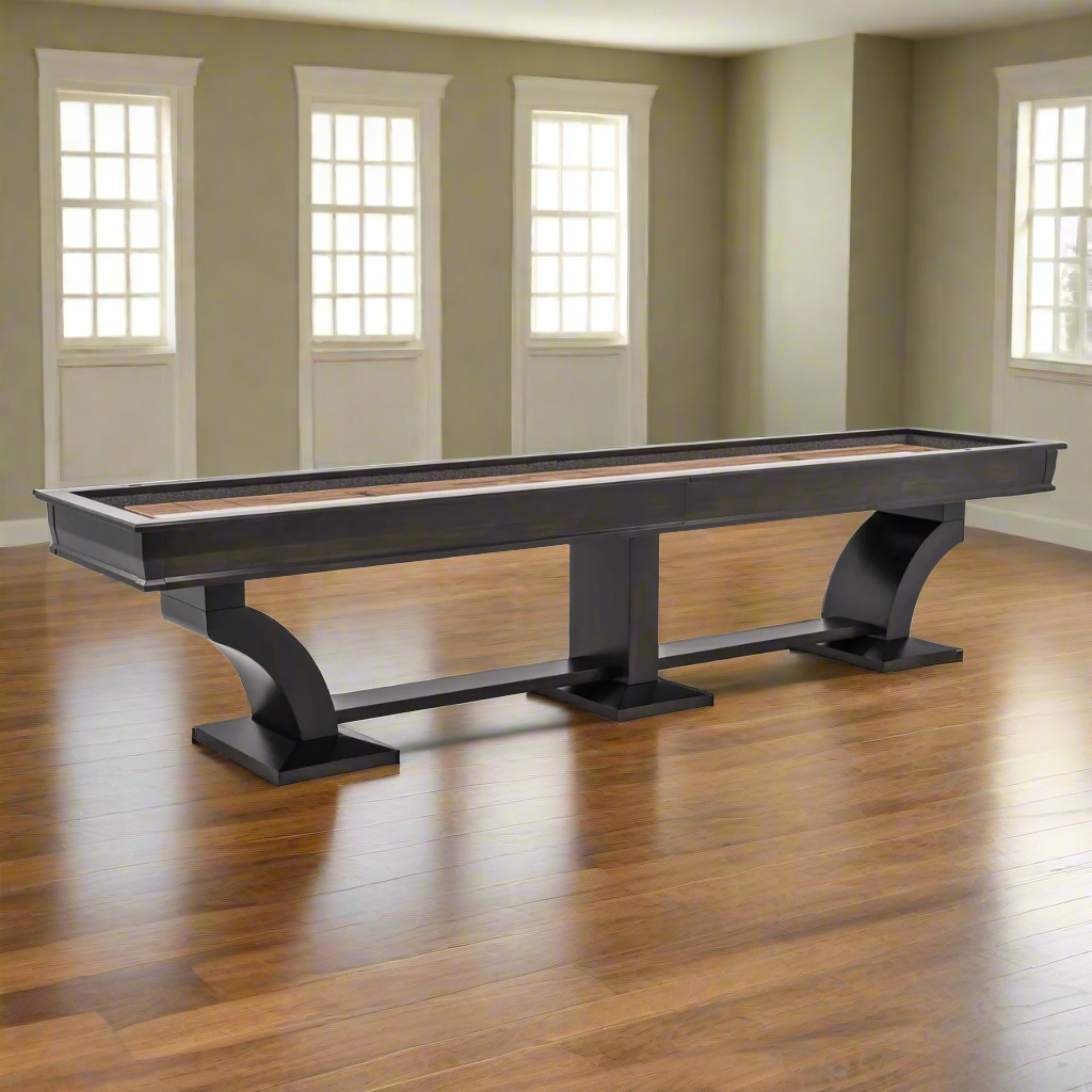 Plank & Hide | Paxton | Shuffleboard Table | 12ft | 14ft