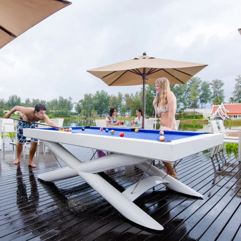 NovaCue | Beijing | Slate Bed Pool Table | Steel | 6ft & 7ft