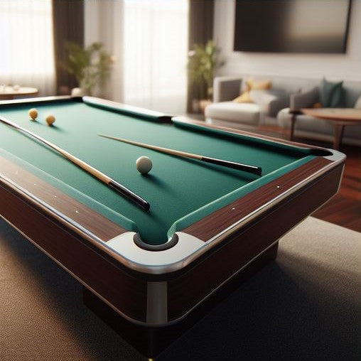 MCM | Manhattan | Slate Bed Pool Table | Walnut | 6ft &amp; 7ft