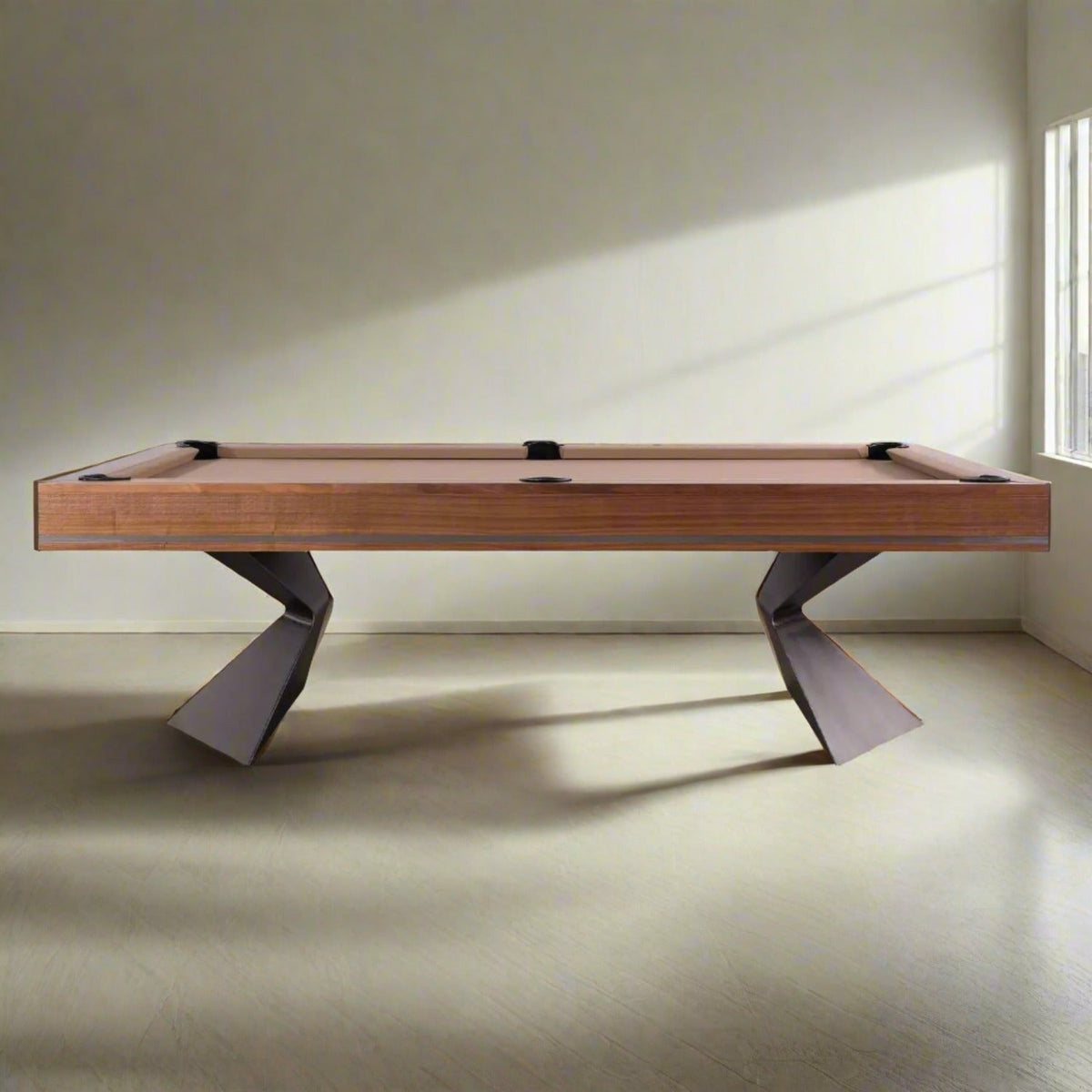 MCM | Berlin | Slate Bed Pool Table | Walnut | 8ft &amp; 9ft